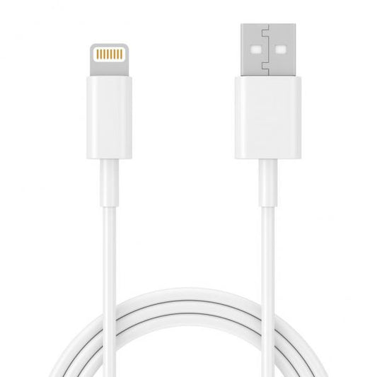 USB Type-A to Lightning Cable for iPhone 1m White