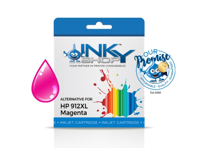 HP 912XL Magenta Ink Cartridge Compatible - The Inky Shop