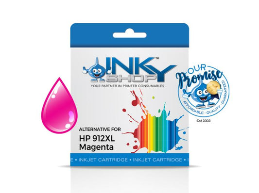HP 912XL Magenta Ink Cartridge Compatible - The Inky Shop