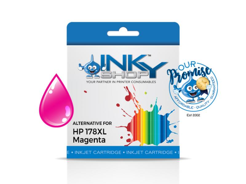 HP 178XL Magenta Ink Cartridge Compatible - The Inky Shop