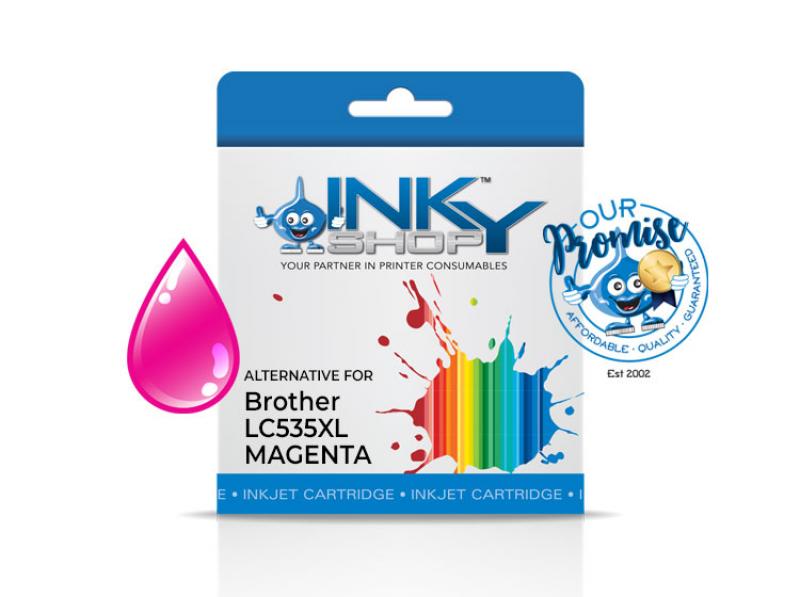 Brother LC535XL Magenta Ink Cartridge Compatible - The Inky Shop