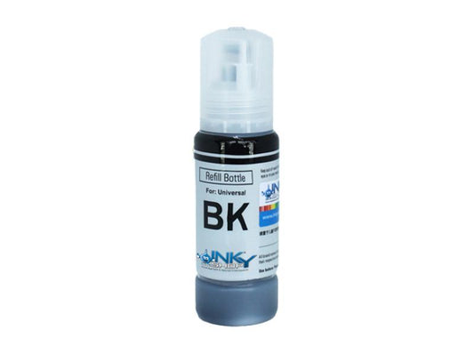 Ink Bottle Black Universal Compatible for BT6000BK/GI-490BK/T6641/GT51 100ml - The Inky Shop