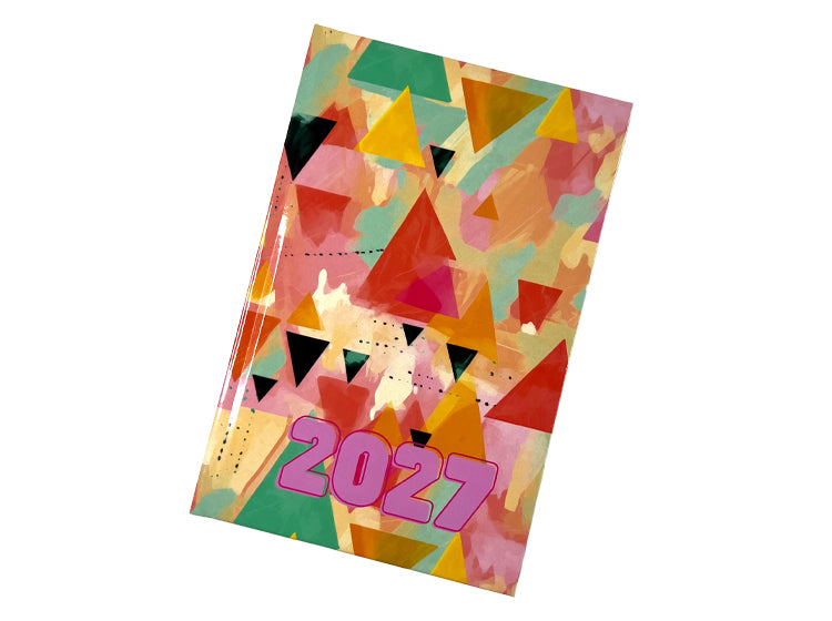 Urban Nomad 2027 A5 page-a-day hardcover diary with modern geometric cover design
